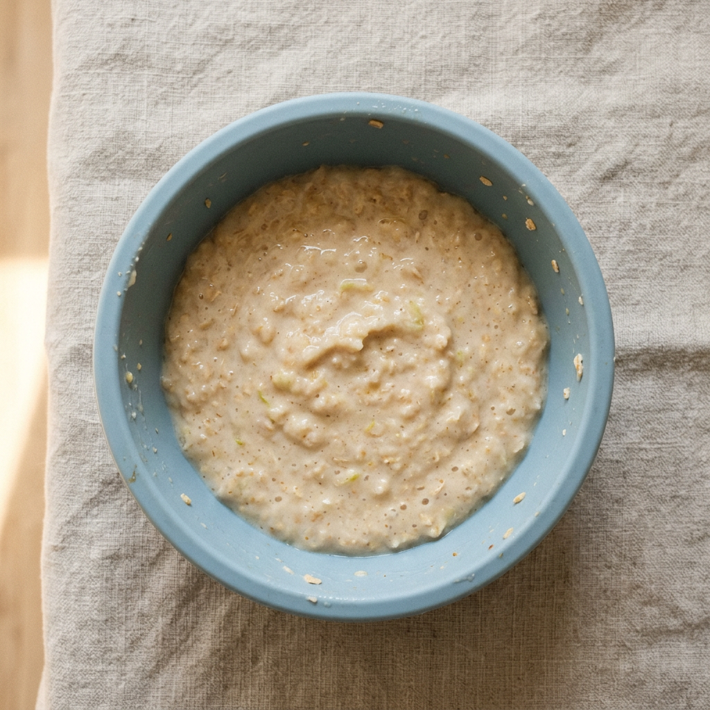 Haferbrei mit Apfel